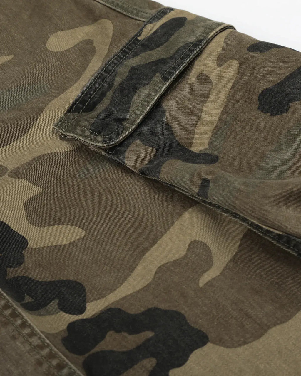 Camo Cargo Barrel Pants | Inflation Streetwear