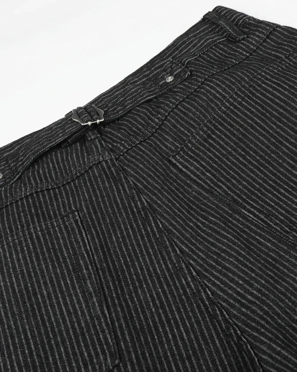 Striped Button Fly Baggy Jorts | Inflation Streetwear