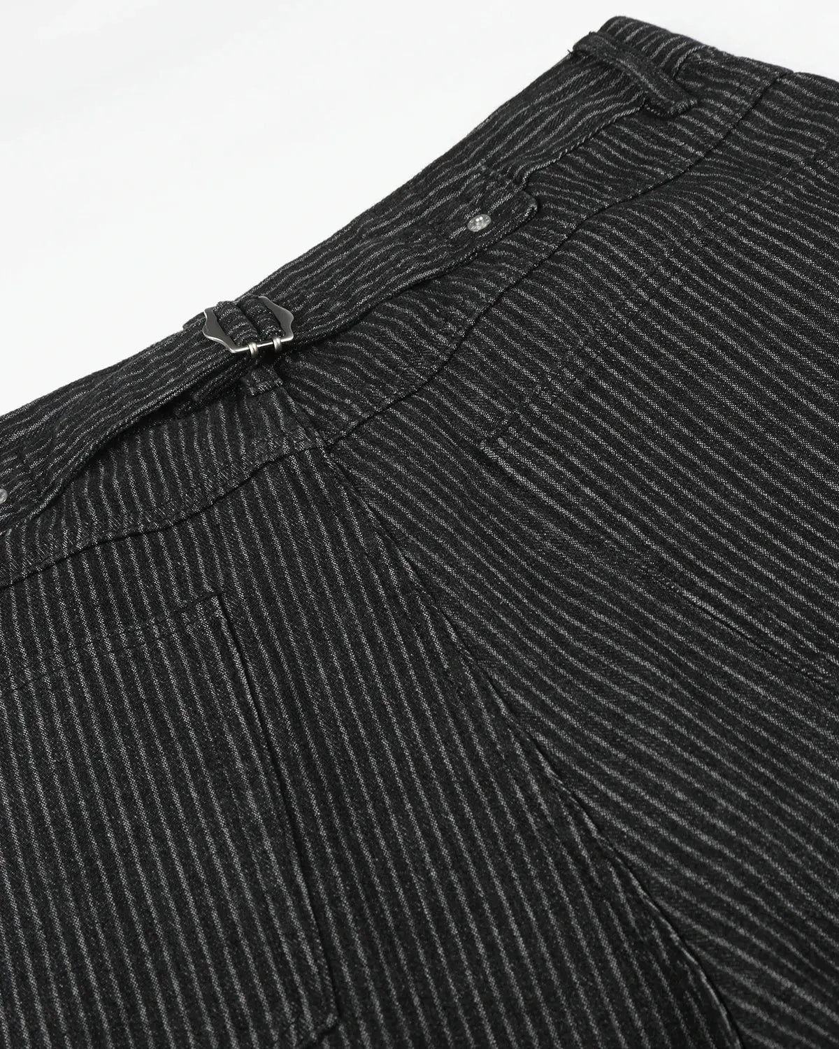 Striped Button Fly Baggy Jorts | Inflation Streetwear