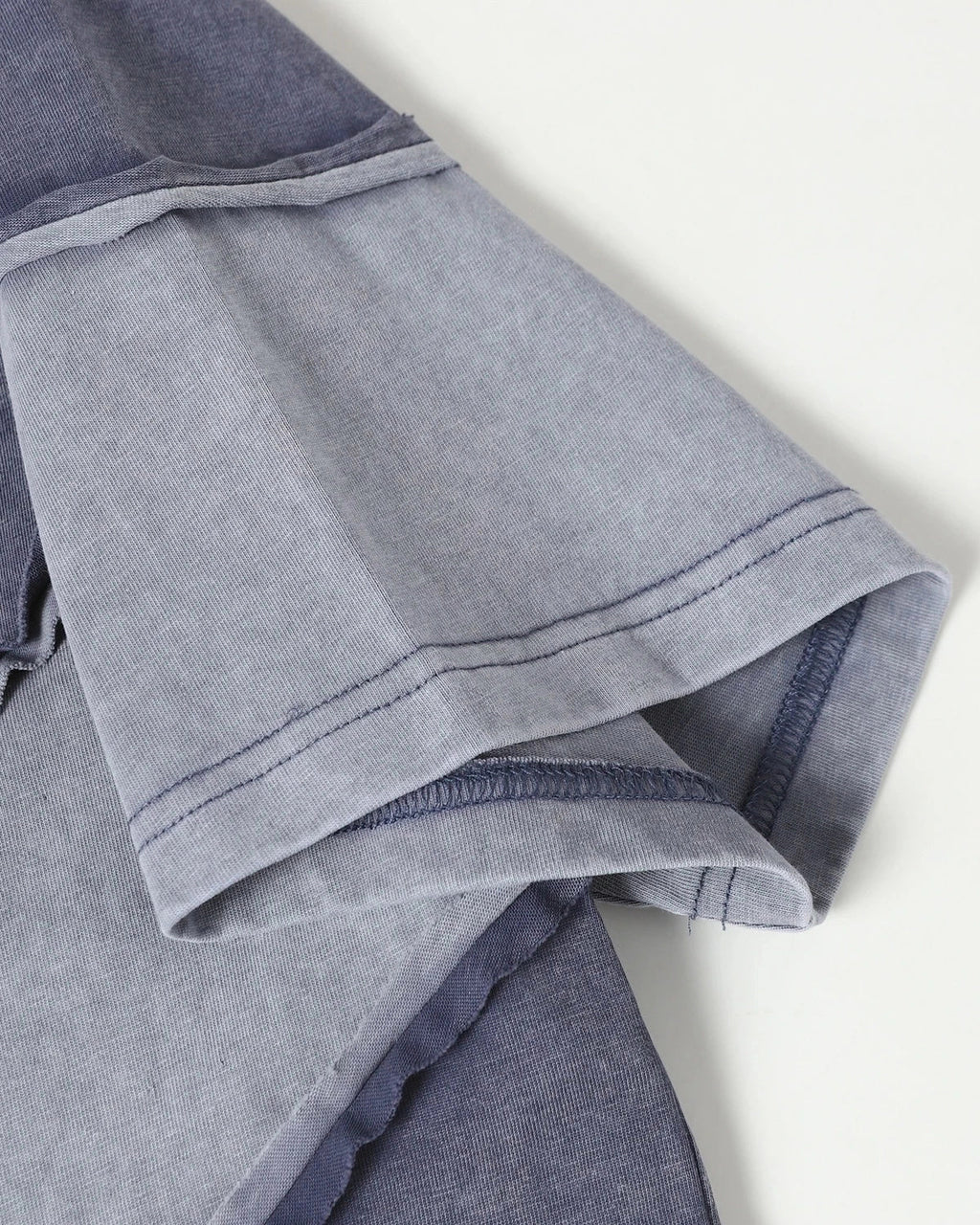 Patchwork Washed Boxy Cropped T-Shirt | Inflation Streetwear